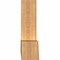 Ekena Millwork Portland Smooth Timber Gable Bracket, Western Red Cedar, 96"W x 20"H x 5 1/2"D x 5 1/2"F, 5/12 Pitch GBW096X20X0606POR00SWR - alternate 3